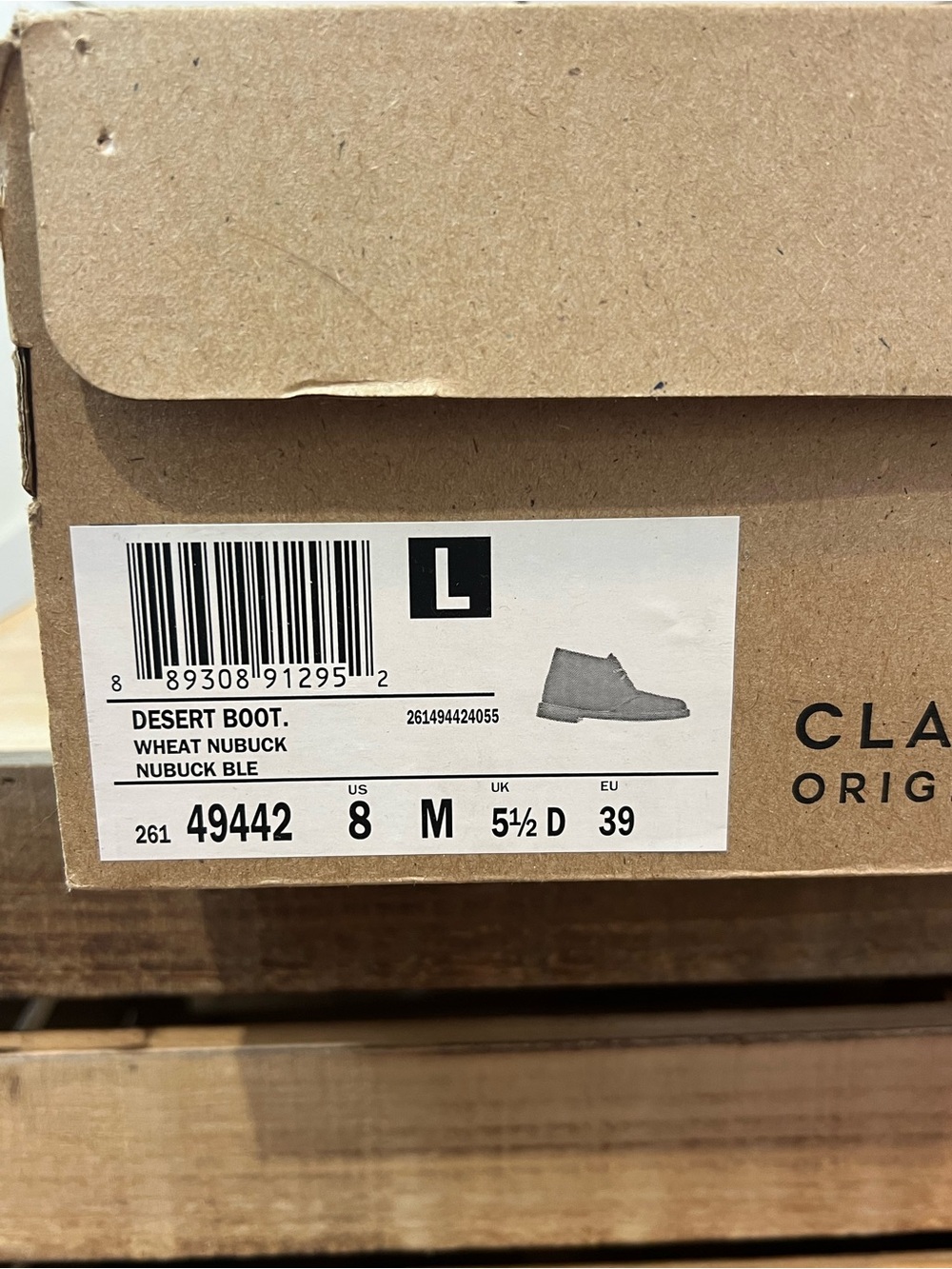Clarks Originals Desert Boot Women’s Wheat Nubuck Leather Chukka Ankle Boots 8 - Picture 12 of 12